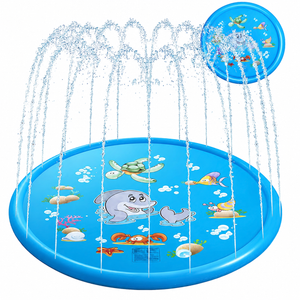 Kids Sprinkler Water Play Mat for Outdoor Summer Fun