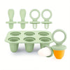 Baby Food Freezer Tray and Silicone Feeder Set