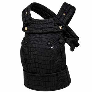 Ergonomic Baby Carrier for Newborns & Toddlers - Croc Black