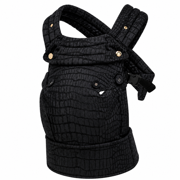 Ergonomic Baby Carrier for Newborns & Toddlers - Croc Black