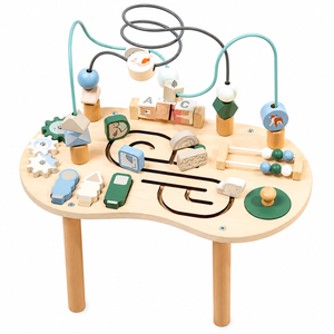 Montessori Wooden Activity Table for Toddlers