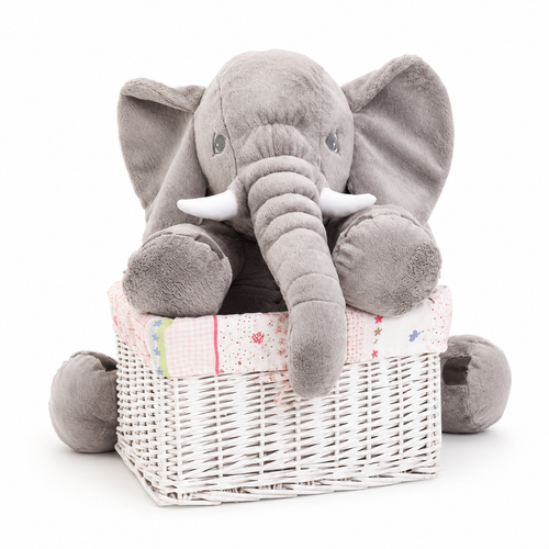 Plush Elephant Sleeping Companion for Newborns