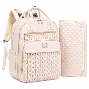 Luxury Quilted Diaper Backpack