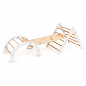 Montessori Climbing Set with Slide and Arch