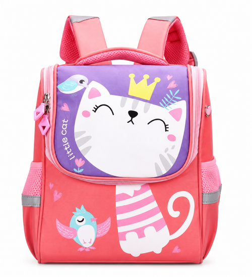 Kids Cat Backpack for Girls | Lightweight Preschool & Kindergarten School Bag