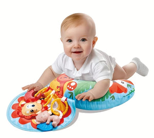 Baby Tummy Time Activity Pillow with Sensory Toys